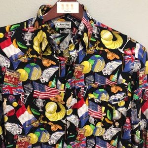 Ascot Chang "Grand Slam" Custom Made dress shirt (see size in desc)